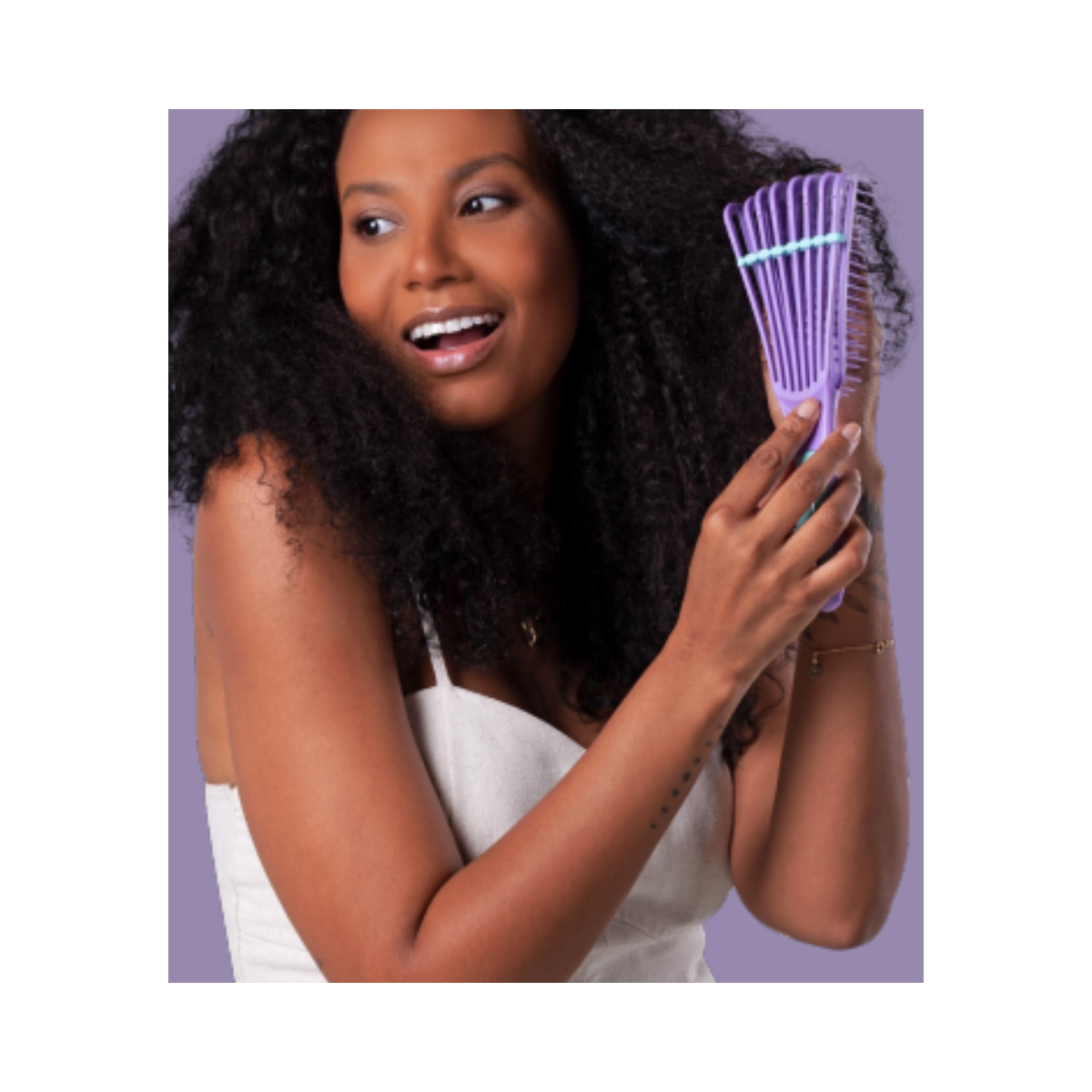 Cepillo Caracol Dompel Ondulada, Rizada y afro. 7