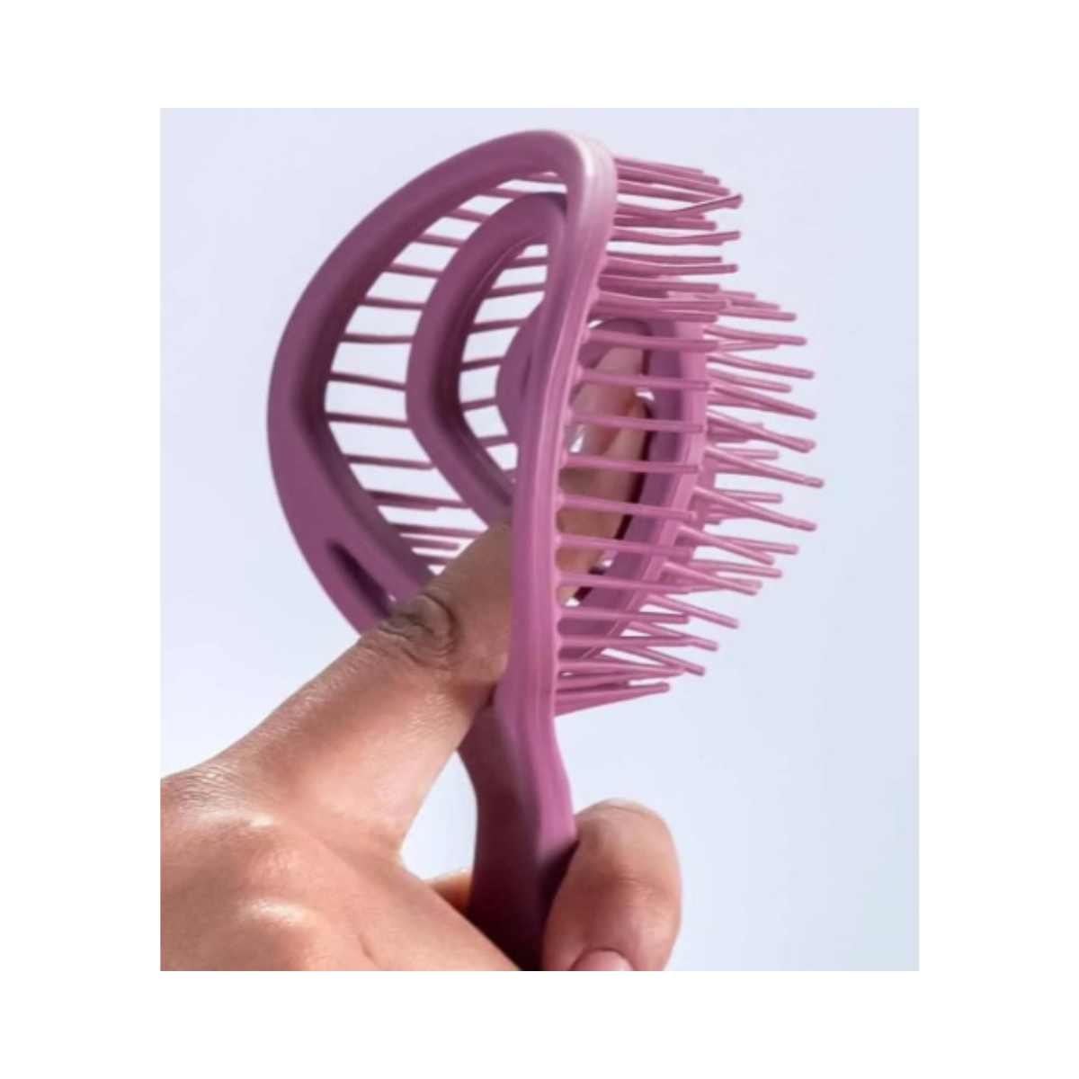 Cepillo desenredante Pirulito con aroma  morango o frambuesa 5