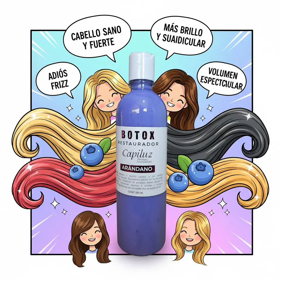 B-tox Restaurador De Arandano Hidratación Profunda y Nutrición 9
