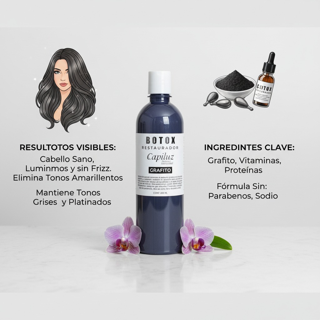 Botox Restaurador grafito 500 ml 6