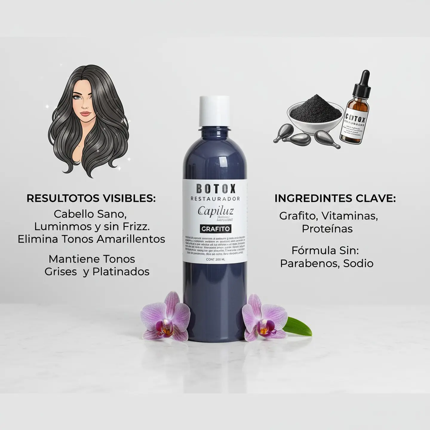 B-tox Restaurador grafito 500 ml 6