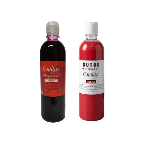 Pack de Shampoo y B-tox Para Cabellos Rojos