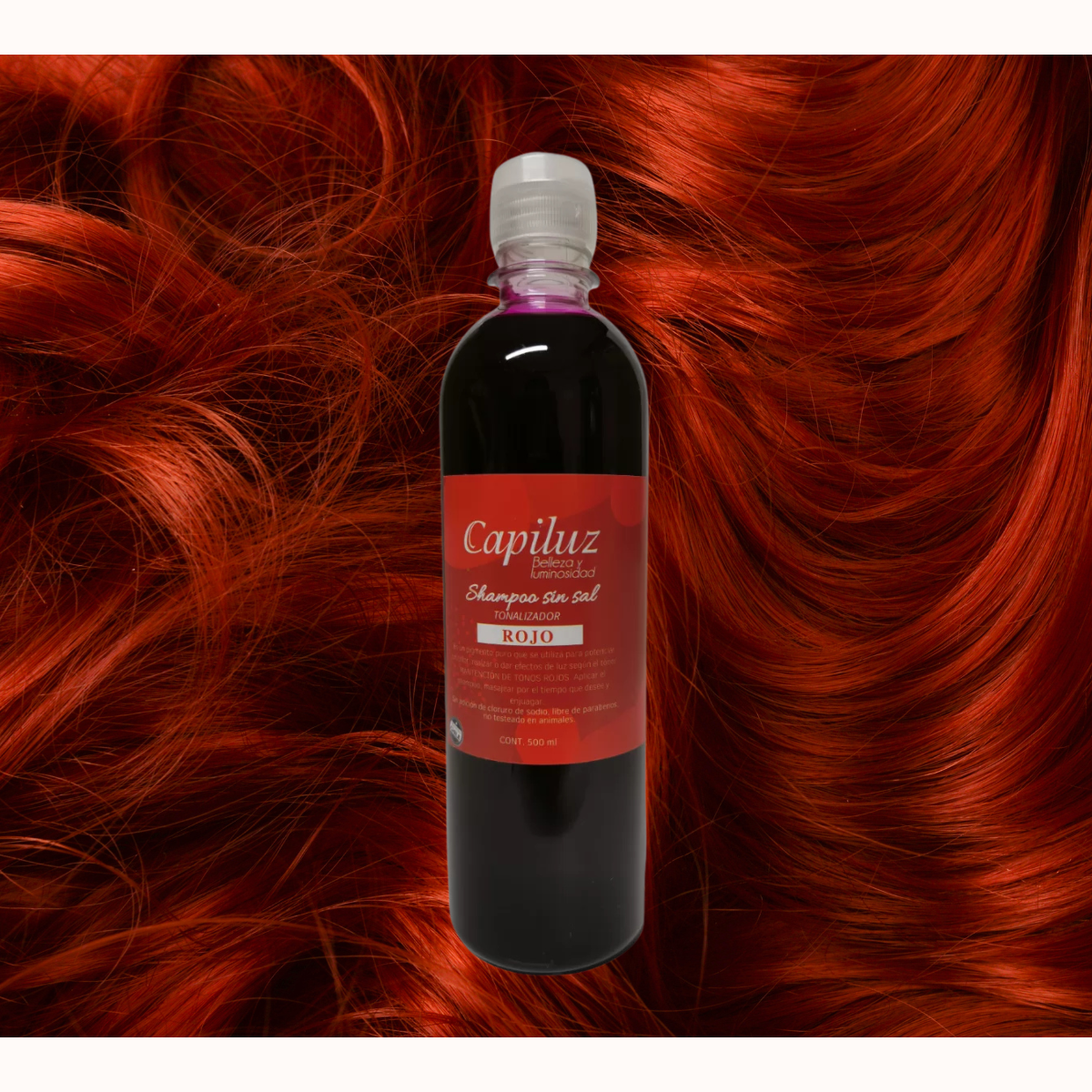 Pack de Shampoo y Botox Para Cabellos Rojos 4