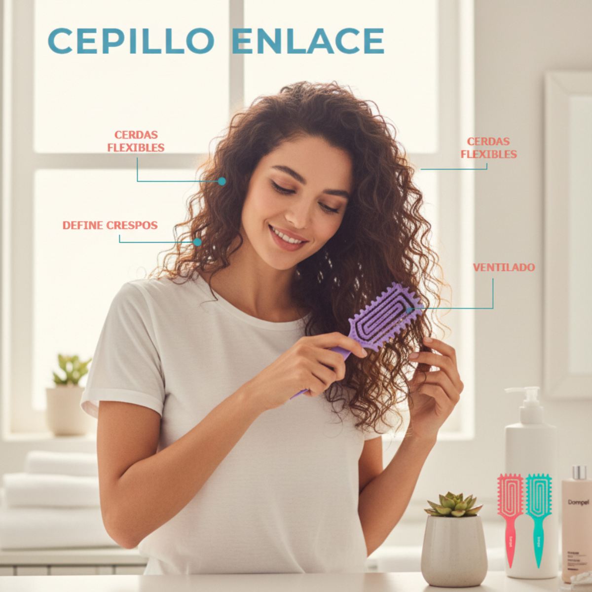 Cepilllo De Enlace Rizos Perfectos  11