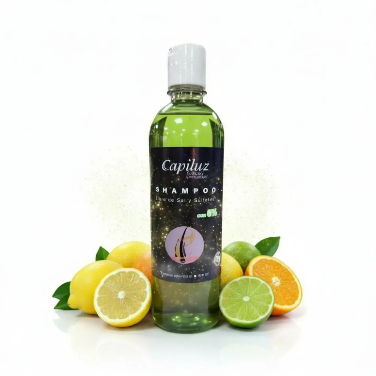 Shampoo Capilar 5% Densidad Y Engrosamiento Capiluz 500ml 4