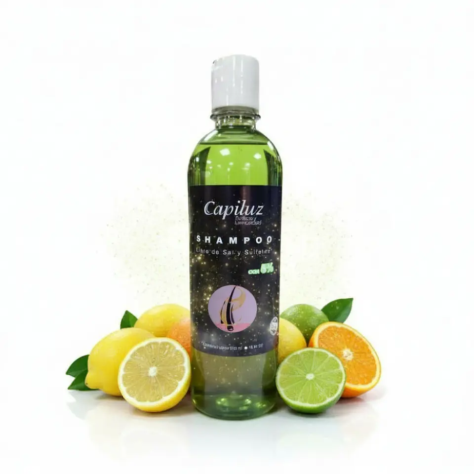 Shampoo Capilar 5% Densidad Y Engrosamiento Capiluz 500ml 4