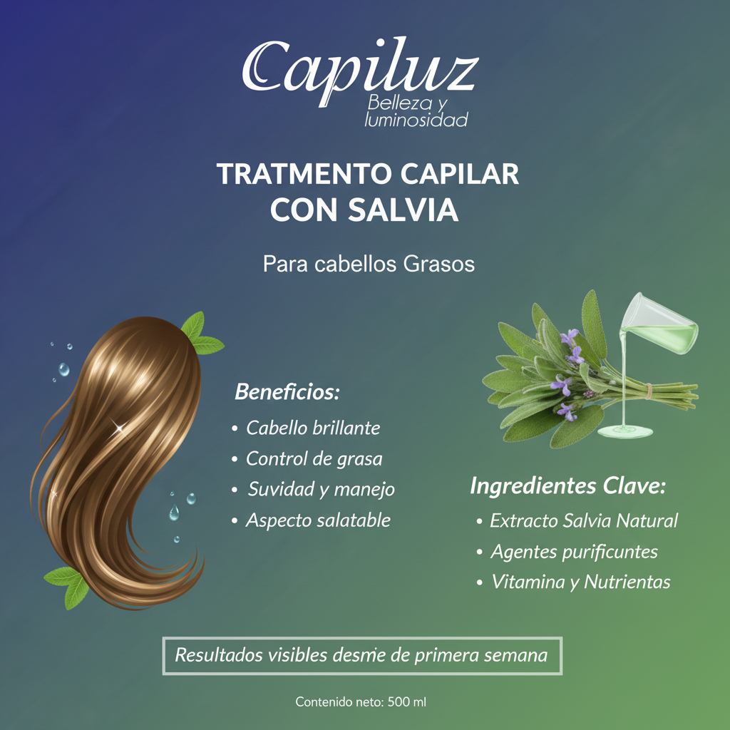 Tratamiento Capilar 5% & Salvia Sistema de Densidad y Control (500g) 5