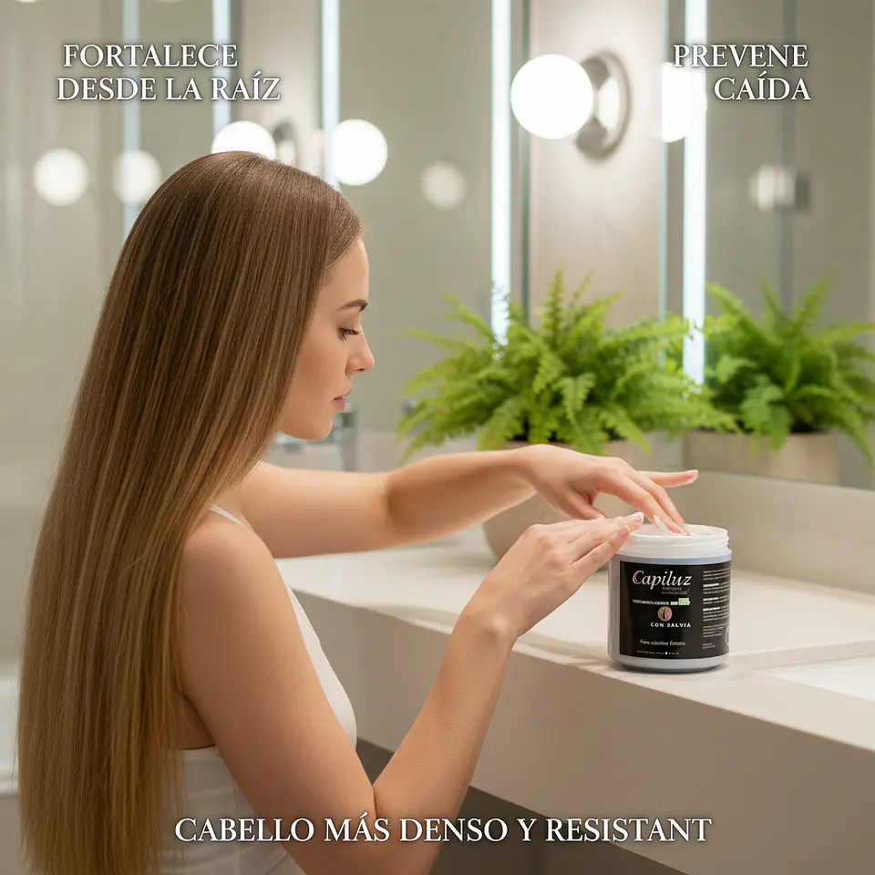 Tratamiento Capilar 5% & Salvia Sistema de Densidad y Control (500g) 6