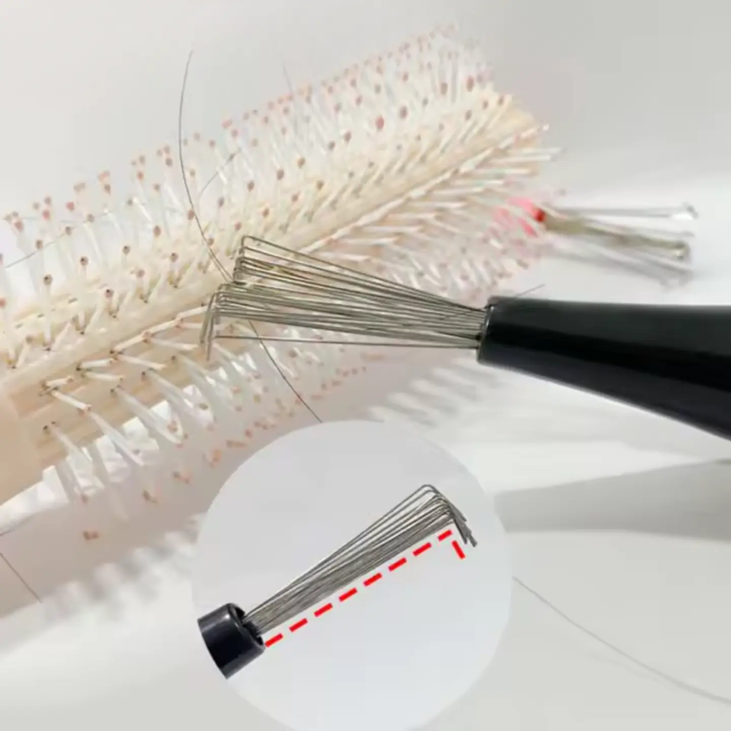 Limpiador De Cepillos o Peines  Para El Cabello 9