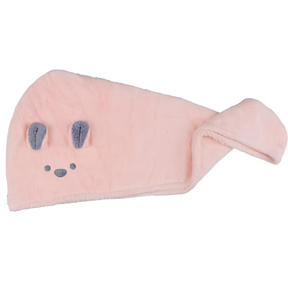 toalla turbante de microfibra para el cabello conejo 3