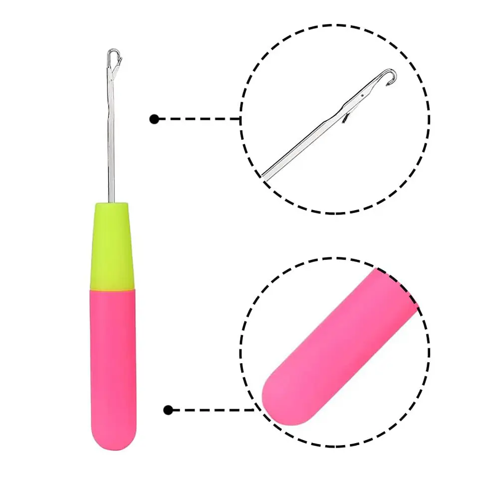 Aguja Crochet Para El Cabello 3