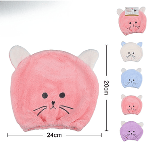 Toalla de pelo de microfibra gatitos