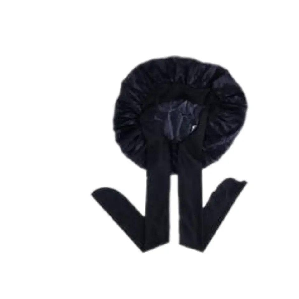 Gorro de Satin  Con Lazo Y Pretina  Ancha  2