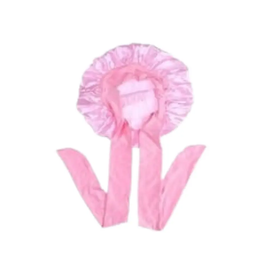 Gorro de Satin  Con Lazo Y Pretina  Ancha  7