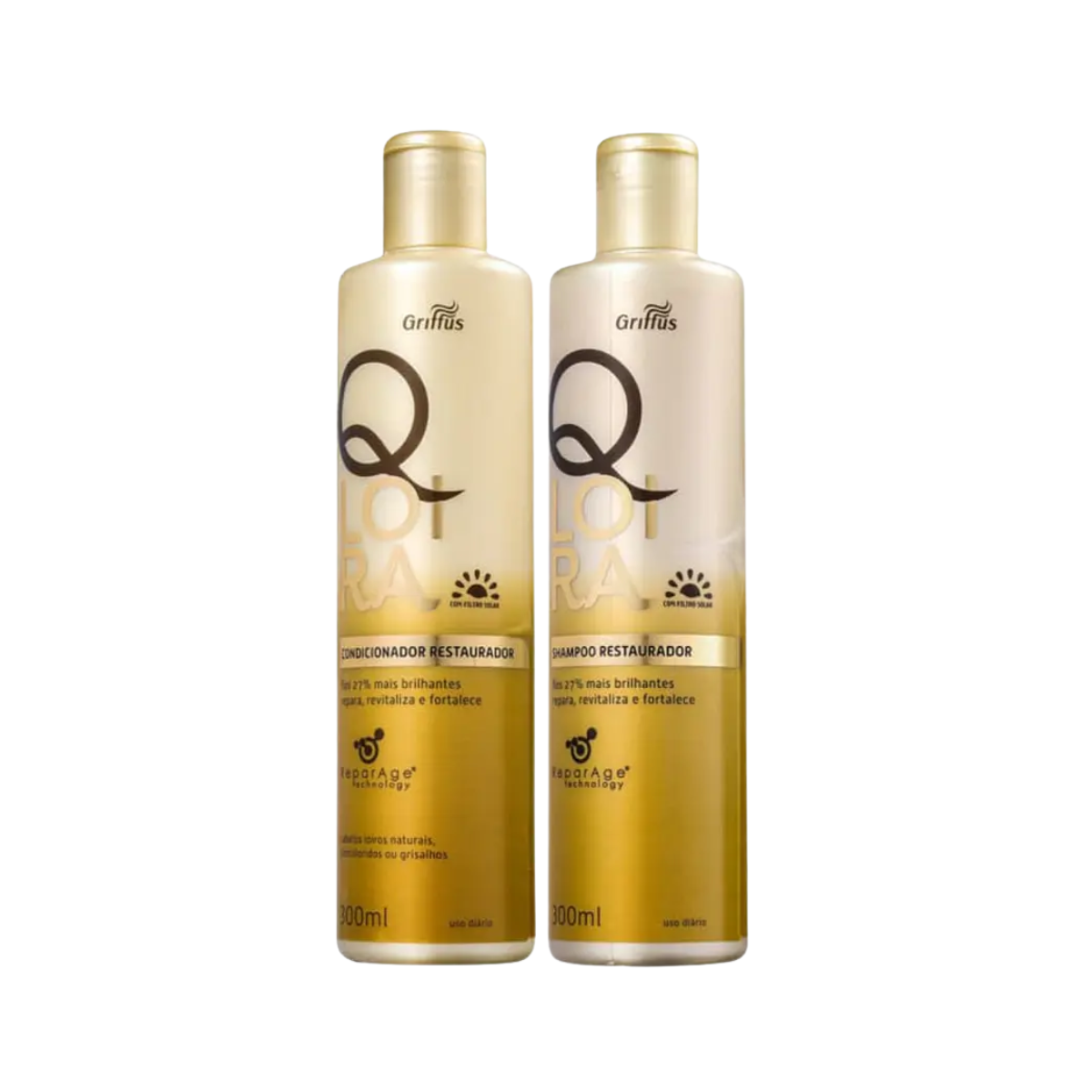 Kit Restauración QLoira Shampoo + Acondicionador + Máscara 5