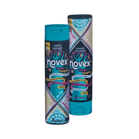 Pack Shampoo y Acondicionador Santo Black 300ml