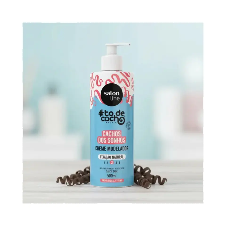 Crema Modeladora Fijacion Natural Rizos de Sueños 500ml 3