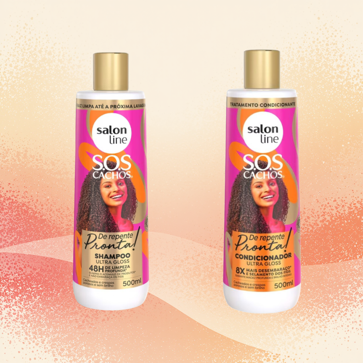 Kit Shampoo + Condicionador SOS Cachos De Repente Pronta 2