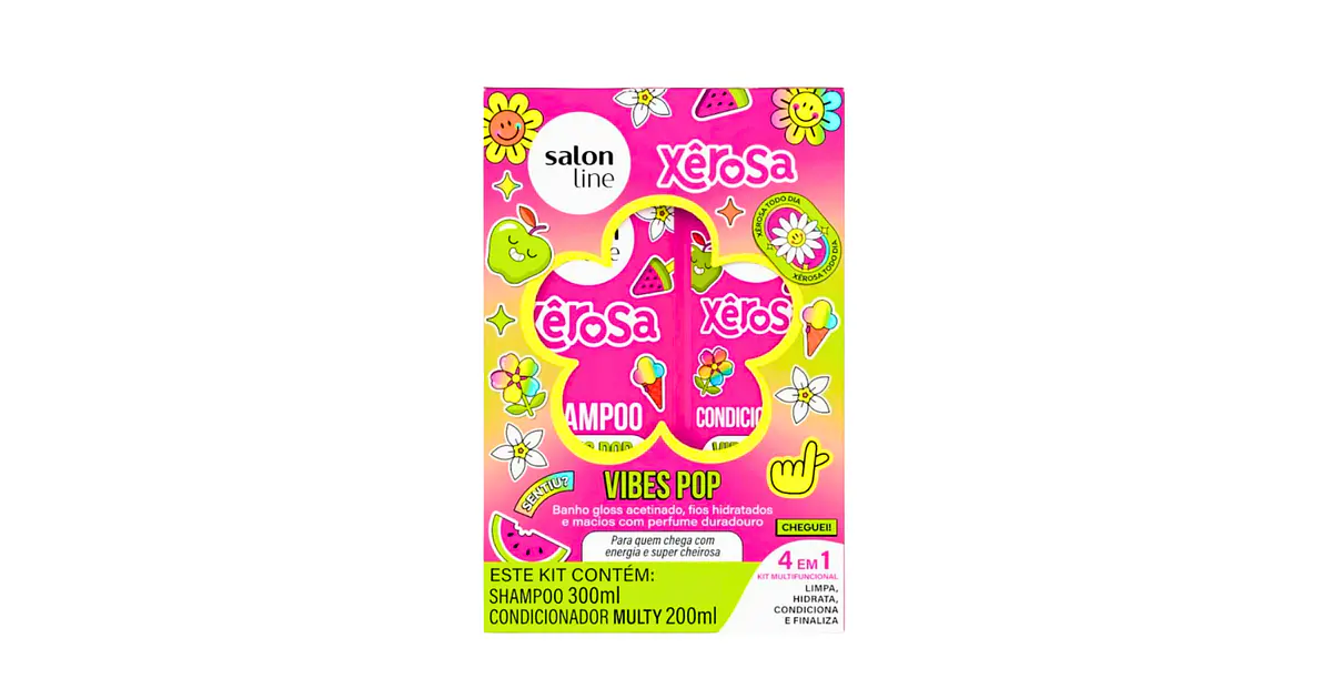 Kit Xêrosa Vibes Pop: Suavidad y Brillo