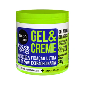 Gel y Crema todecacho Fijación Ultra Extraordinaria 500g