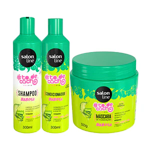 Kit Babosa Limpieza e Hidratación para Rizos y Crespos