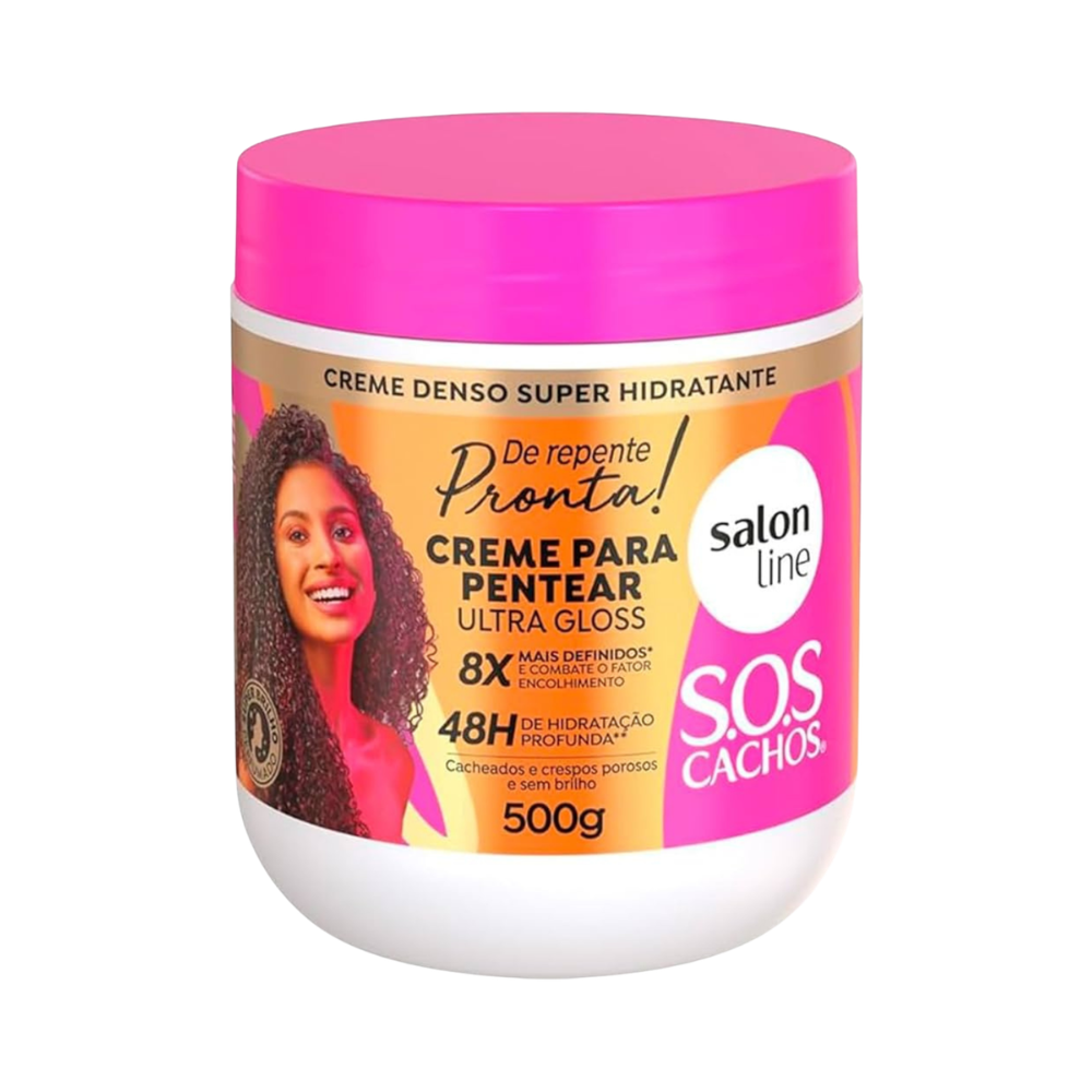 Crema para peinar SOS Cachos Ultra Gloss 500g 1