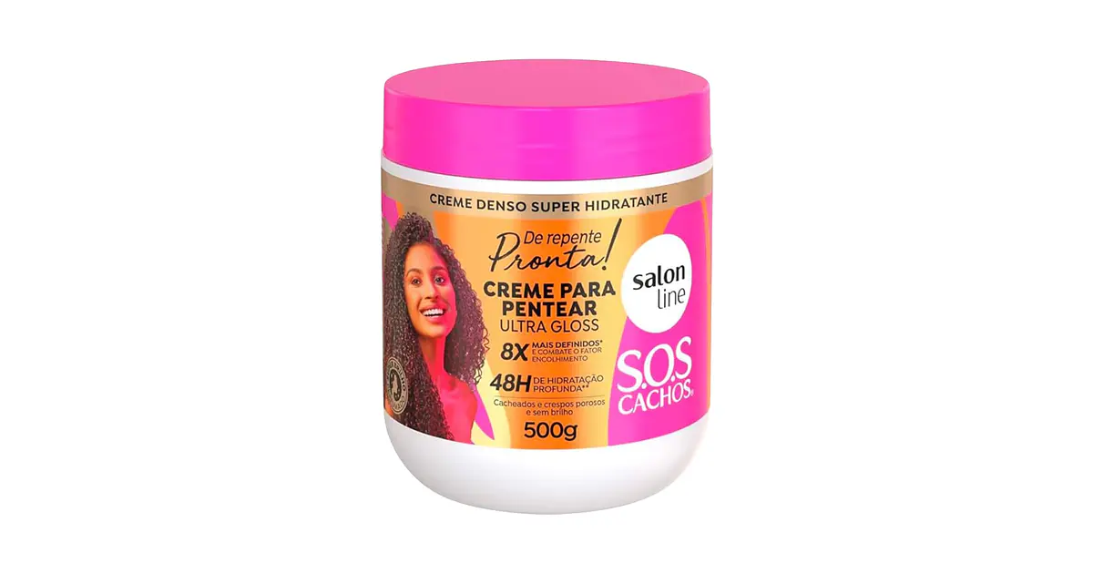 Crema para peinar SOS Cachos Ultra Gloss 500g