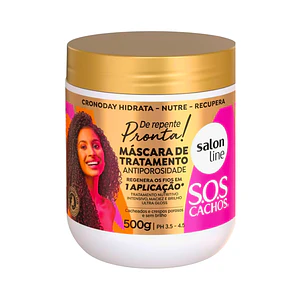 Mascara de Tratamiento Antiporosidad s.o.s Cachos 500g