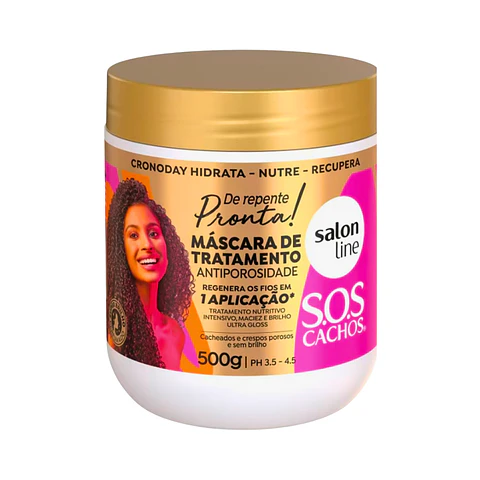 Mascara de Tratamiento Antiporosidad s.o.s Cachos 500g