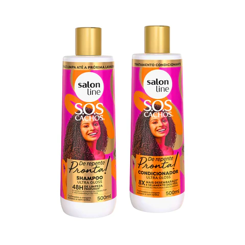 Kit Shampoo + Acondicionador SOS Cachos De Repente Pronta