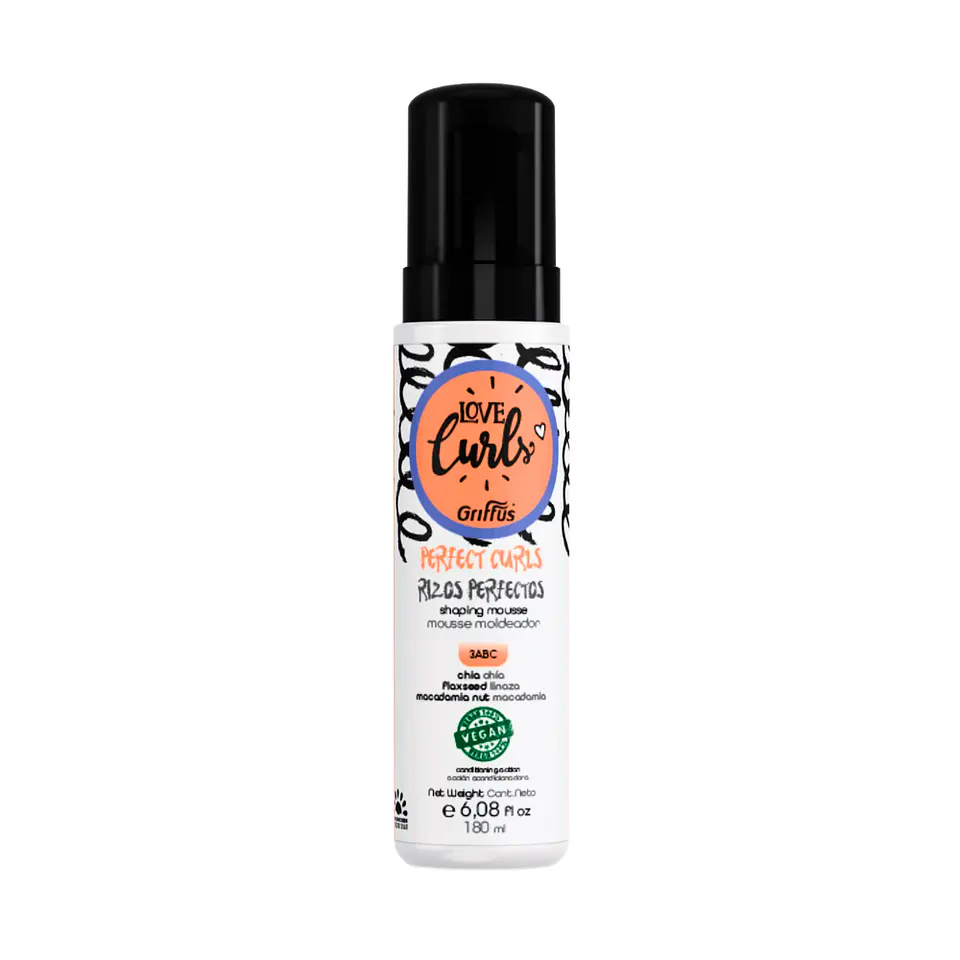 Mousse Rizos Perfectos Amo Cachos Definición, Volumen Controlado y Antifrizz  1
