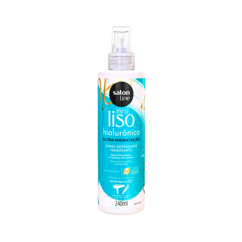 Spray Defrizante Proctetor Térmico Meu Liso Hialuronico 240ml 1