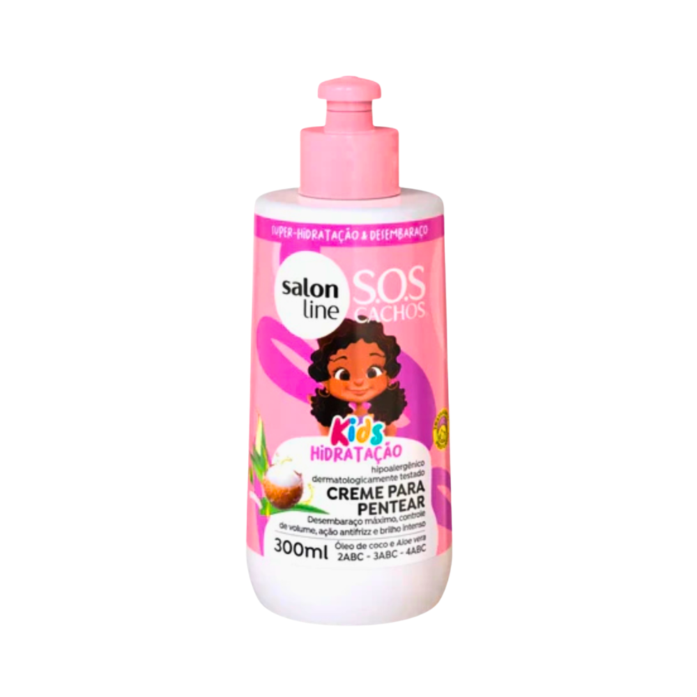 Crema de Peinar Hidratación Kids S.O.S Cachos 300ml 1