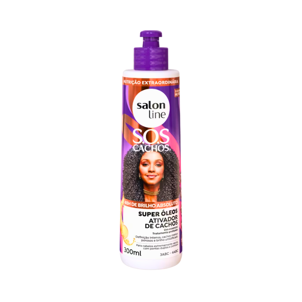 Activador de Cachos Super Óleos SOS Cachos 300ml 1
