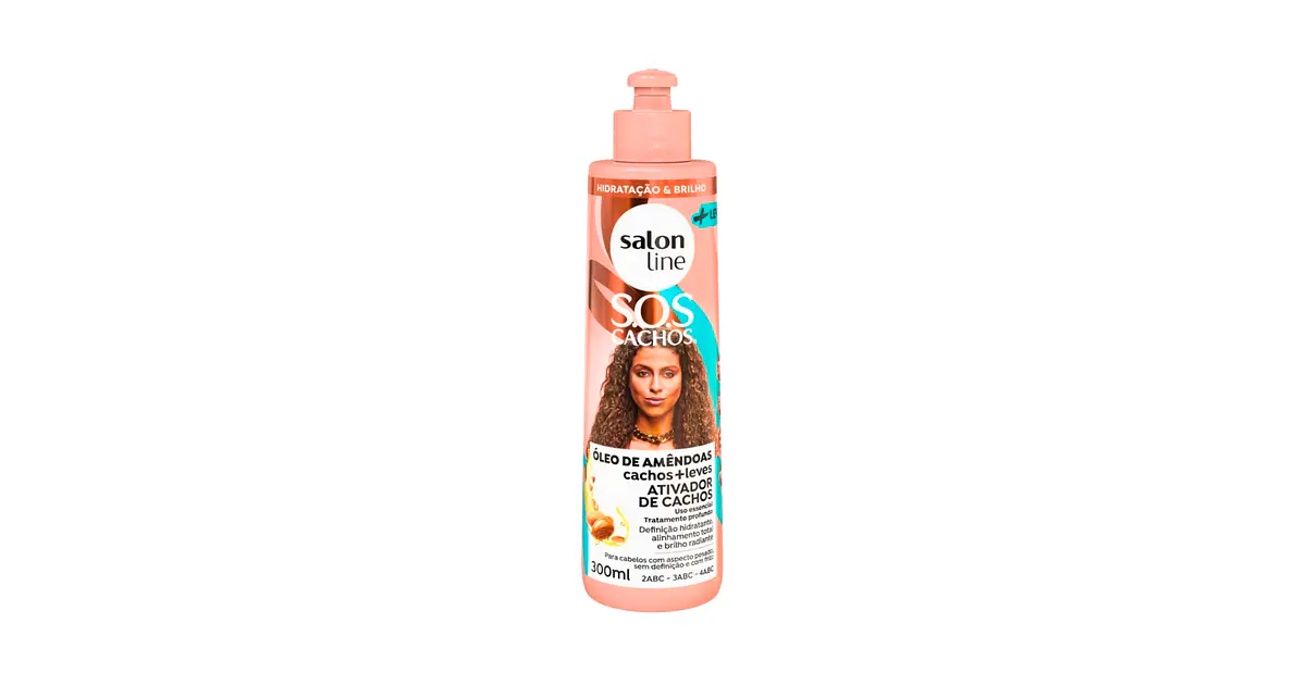 Activador de Rizos con Aceite de Almendras SOS Cachos 300ml