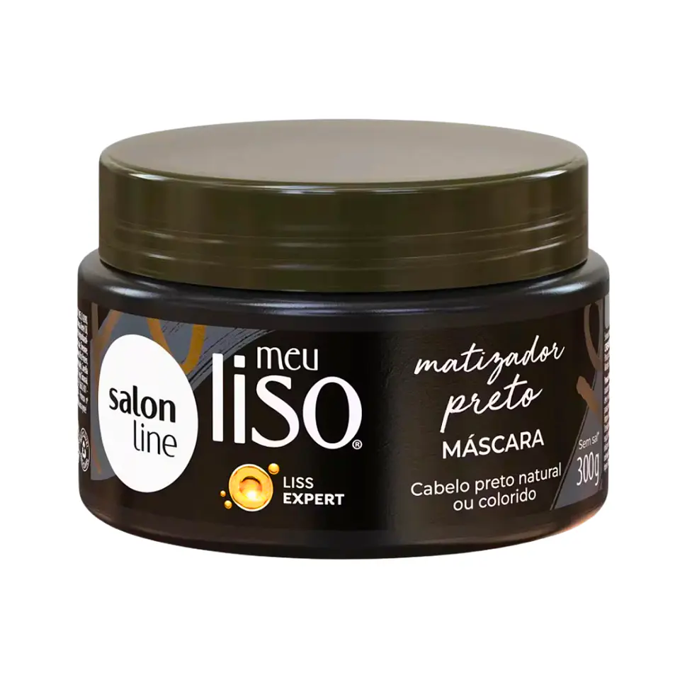 Máscara Matizador Preto Black meu liso 1