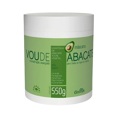 Máscara Capilar voude de abacate 550g