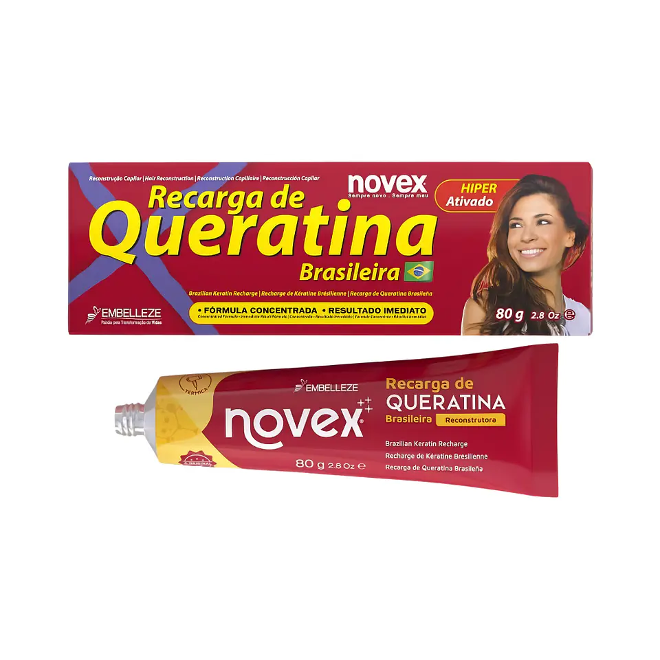 Recarga de Queratina Brasileña 80g 1