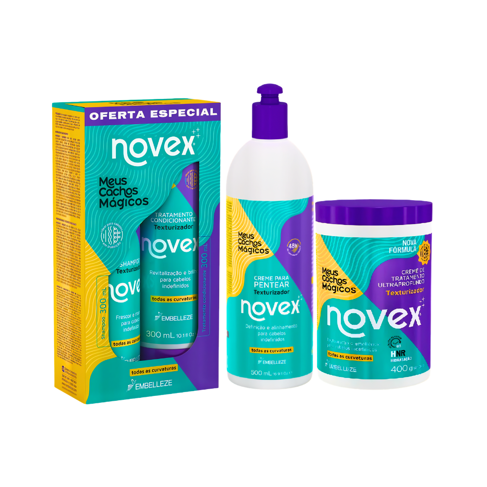 Pack Meus Cachos Magicos Novex  1