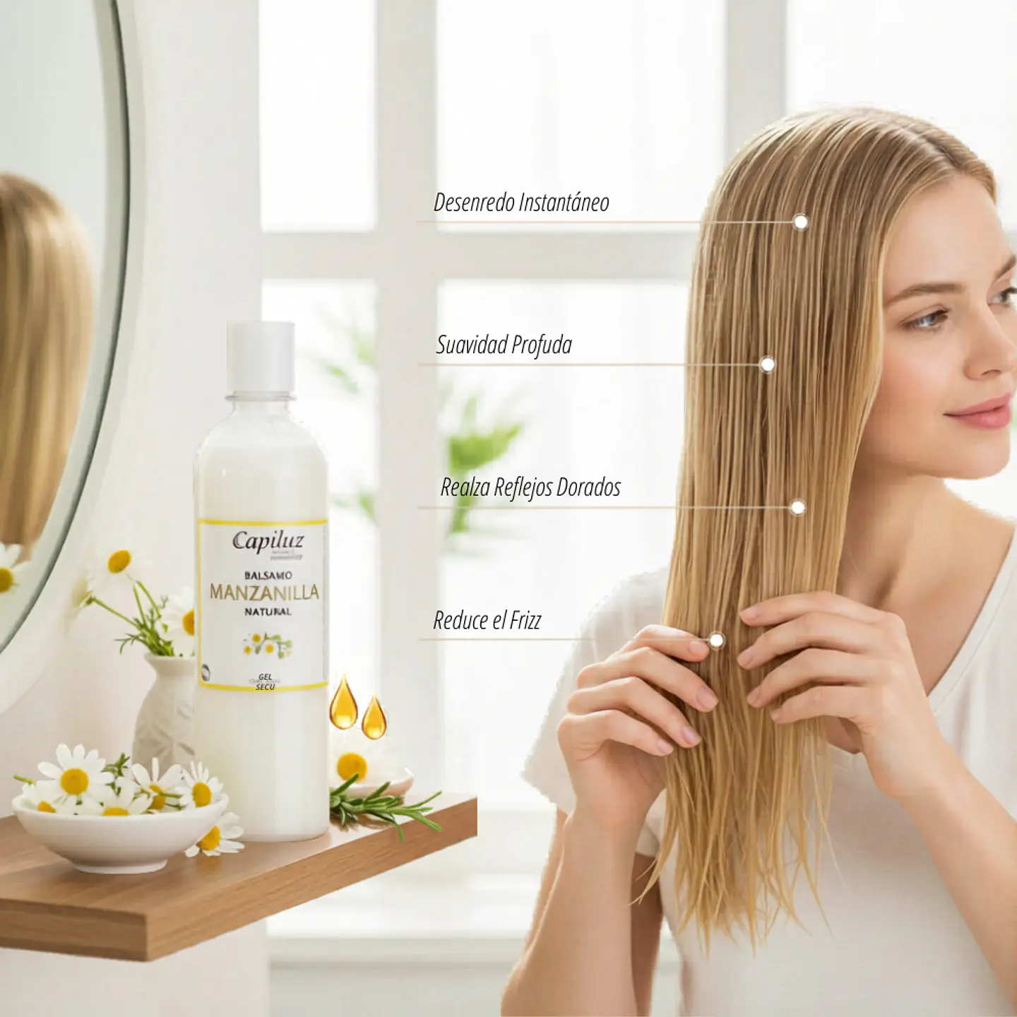 Tripack Shampoo + Acondicionador yTonico de Manzanilla. 5