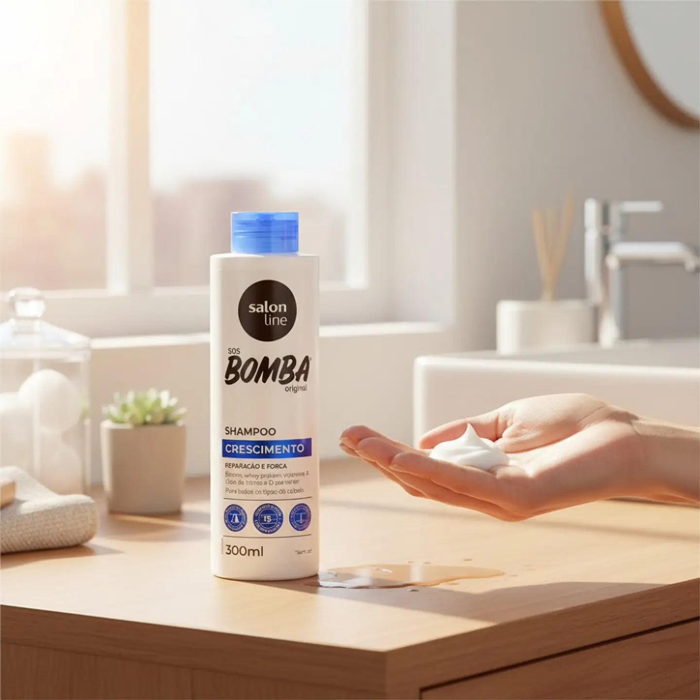 Shampoo S.O.S Bomba Original: Explosión de Crecimiento 4