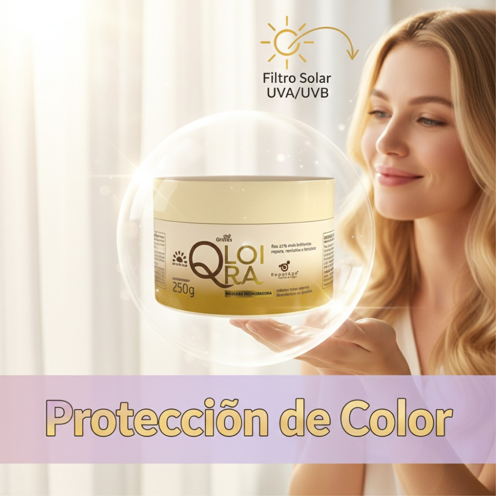 Máscara restauradora Qloira 250g 3