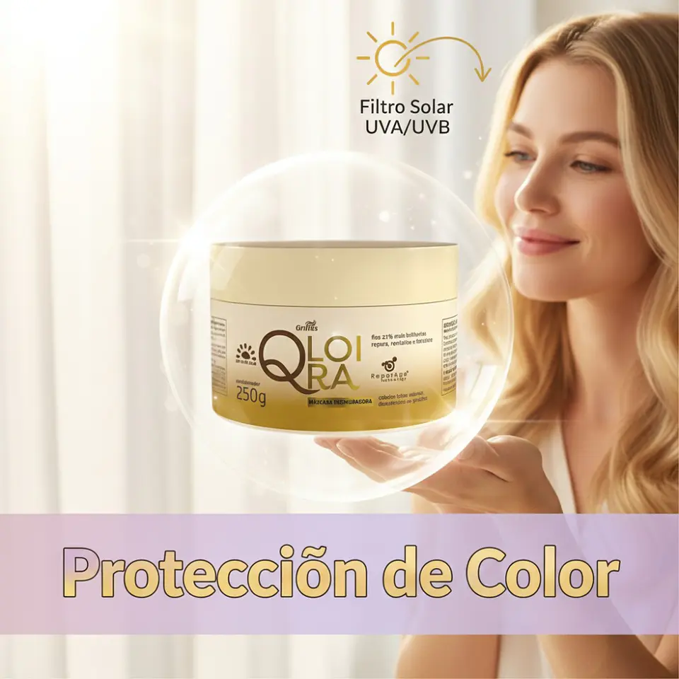 Máscara restauradora Qloira 250g 3