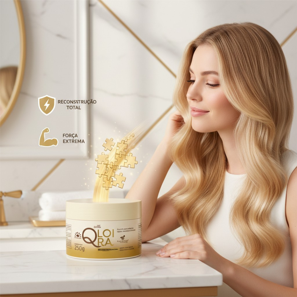 Máscara restauradora Qloira 250g 5