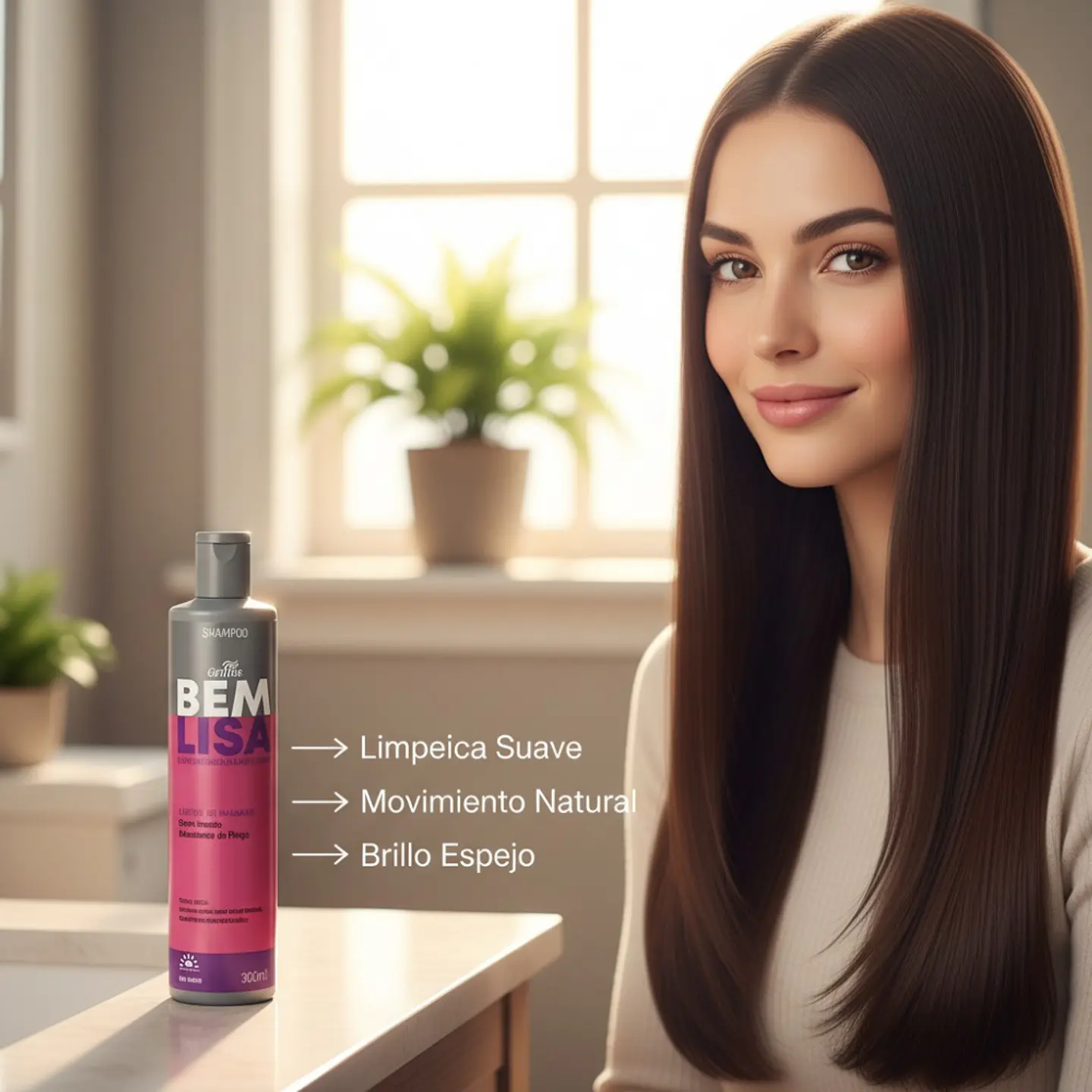 shampoo Bem Lisa Post-Alisado Nanocristalizacion  6