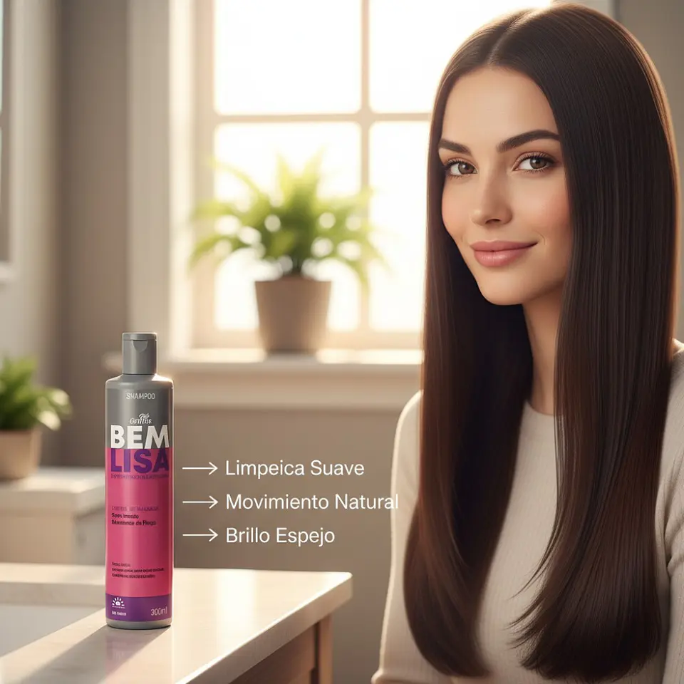 shampoo Bem Lisa Post-Alisado Nanocristalizacion  6