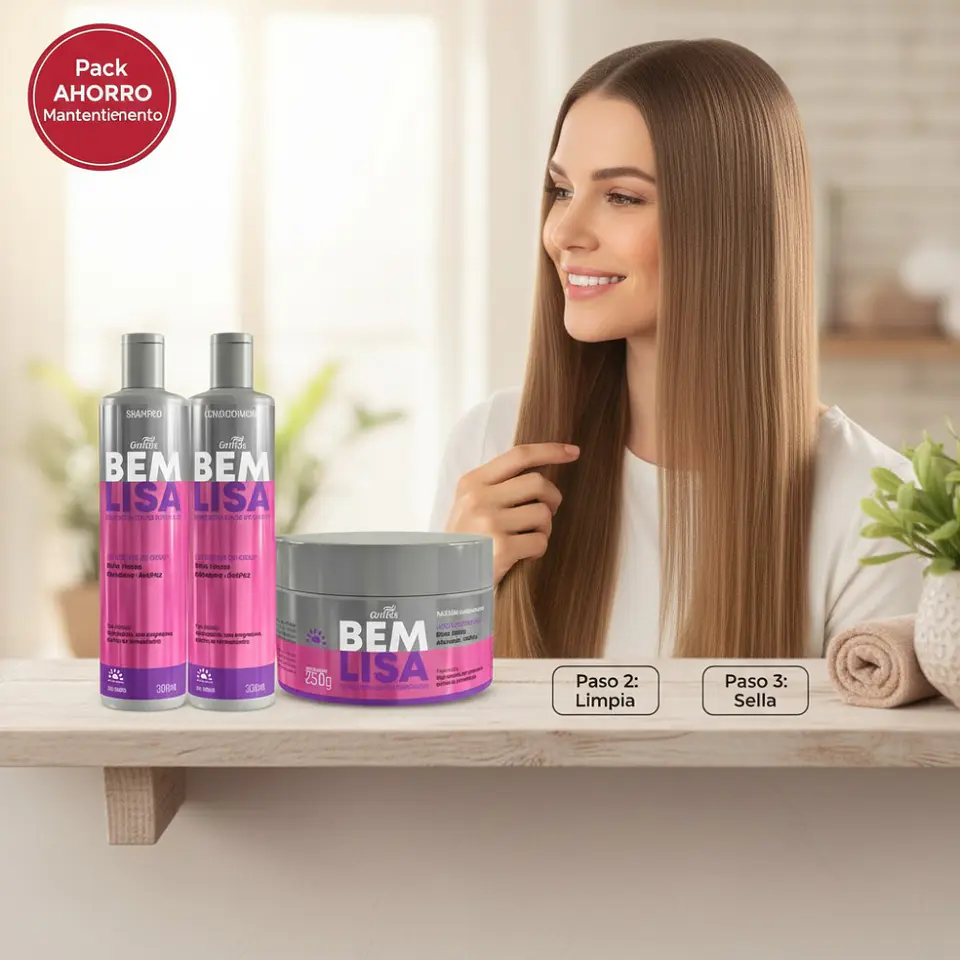 Kit Full Mantenimiento Tripack Griffus Bem Lisa 6