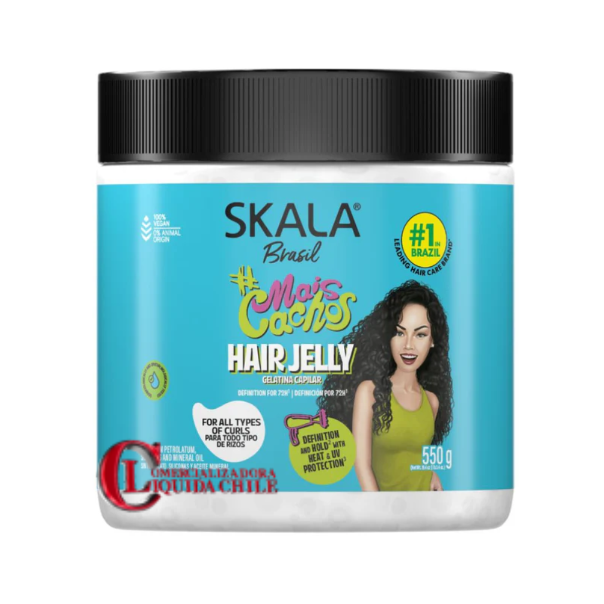 Gelatina Skala Mais Cachos 550grs 1