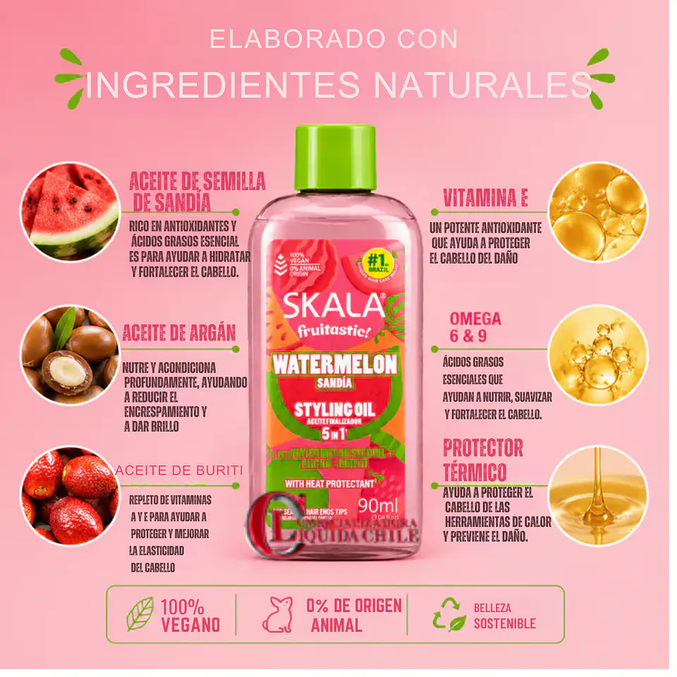 Aceite capilar Skala Watermelon Sandia 3