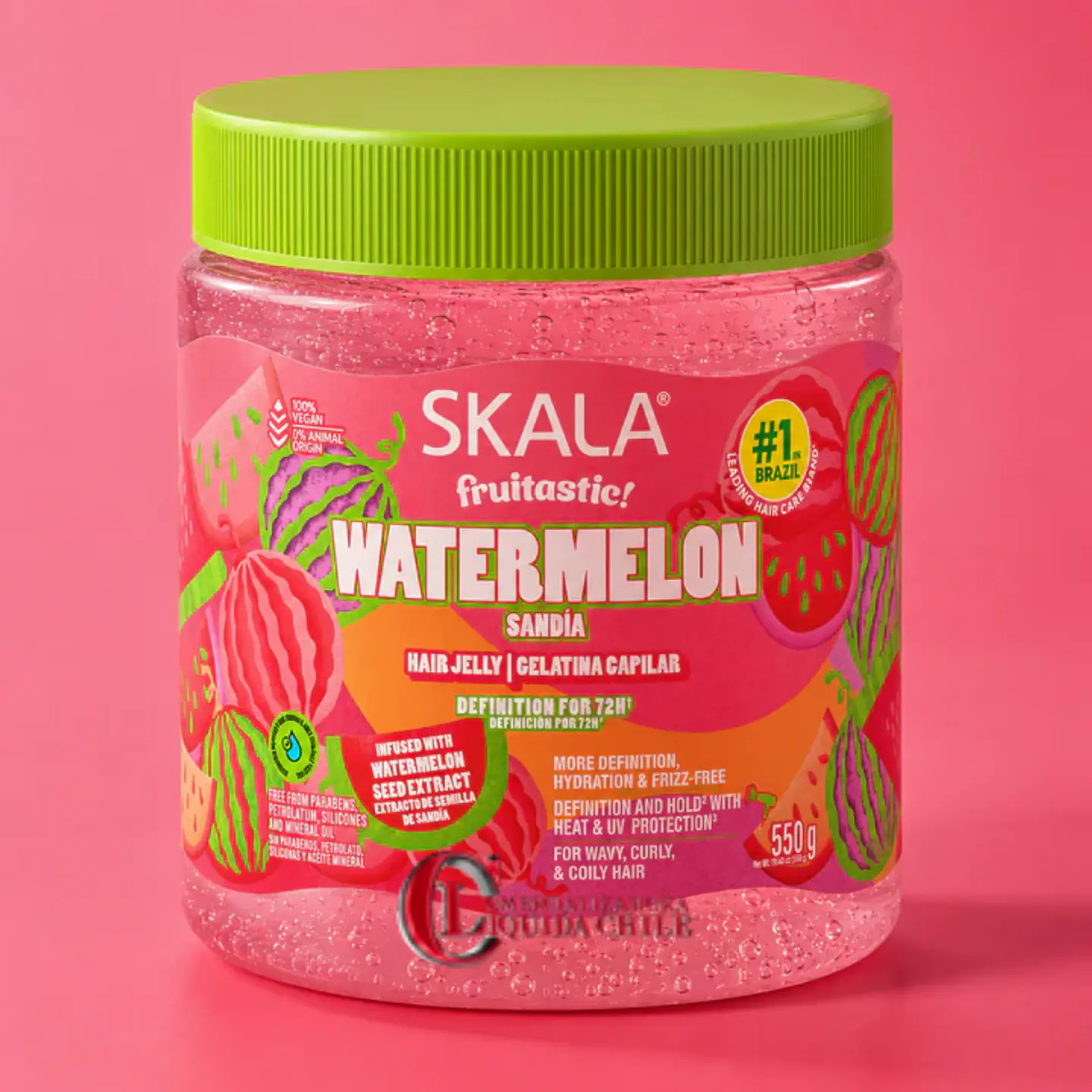 Gel fijador para el cabello Skala sabor sandía, definición 72 horas 3